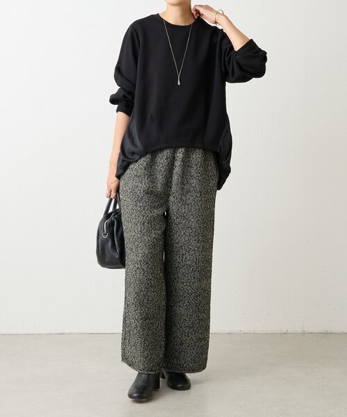 BEARDSLEY（ビアズリー） tシャツ 割繊コンビプルオーバー レディース