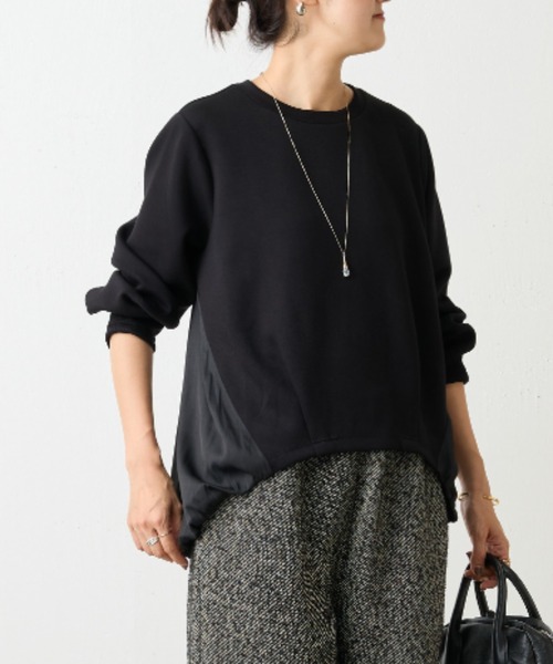 BEARDSLEY（ビアズリー） tシャツ 割繊コンビプルオーバー レディース