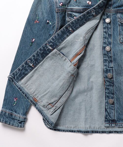 「Desigual」 デニムジャケット L ブルー レディース
