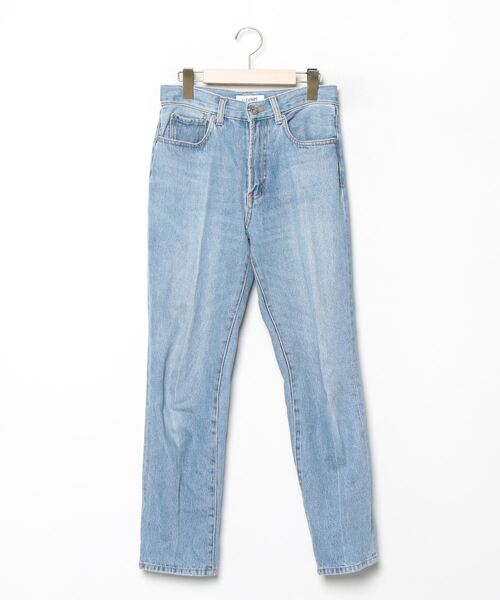 SLOBE IENA（スローブイエナ） 加工デニムパンツ 36 ブルー レディース