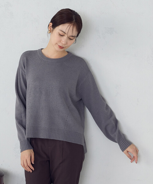 COMME CA ISM（コムサイズム） ニット セーター 「ウォッシャブル 
