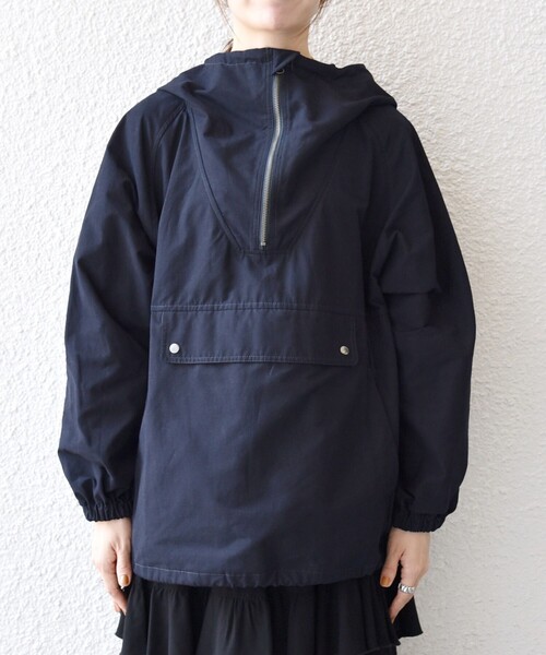SHIPS any マウンテンパーカー ウインドブレーカー any: ハーフジップ