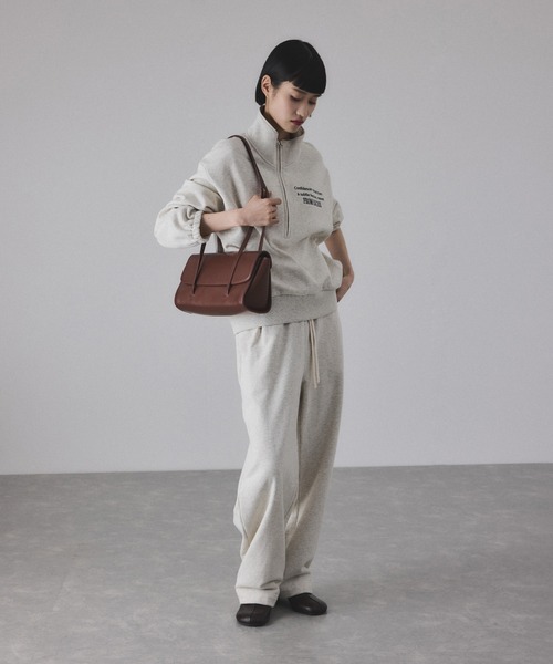 美品  ADAM ET ROPE フラップロングハンドル 肩がけ 黒 ADAM ET ROPE'（アダムエロペ） ショルダーバッグ バッグ フラップ
