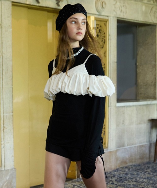 EIMY ISTOIRE（エイミーイストワール） ラッフルデザインビスチェ