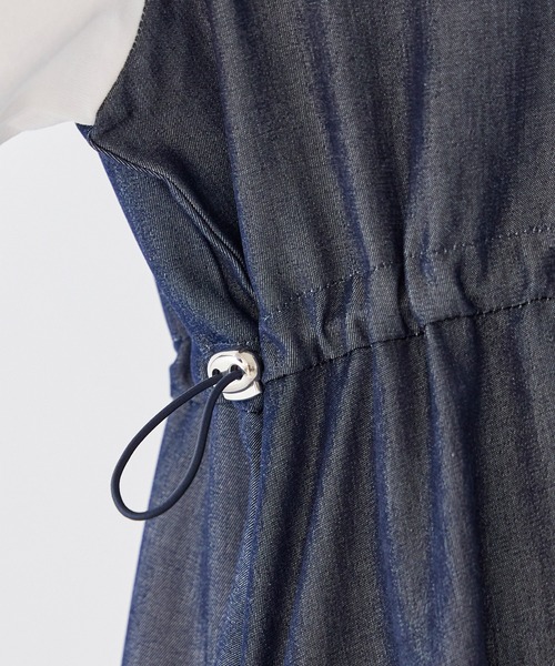 「LAVEANGE」 半袖ワンピース 5L ブラック レディース_画像4