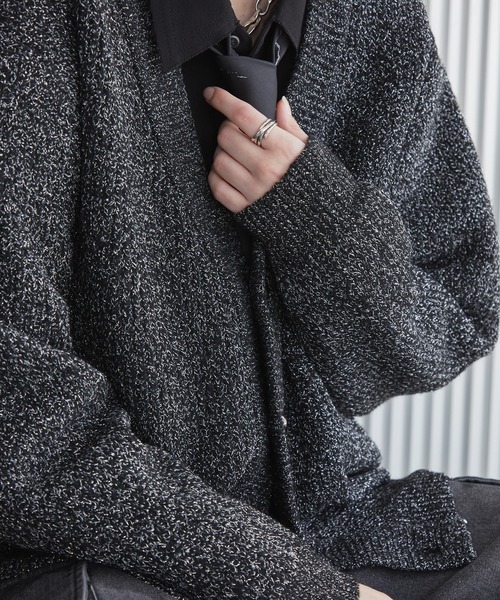 Spielio カーディガン 「Spielio」Shiny lurex cardigan / シャイニー 
