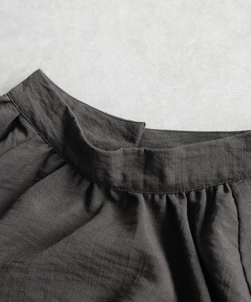 「antiqua」 「pattentorso」半袖ブラウス ONESIZE ブラック レディース_画像4