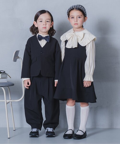 フォーマル 発表会 卒園式 入学式 ノーカラージャケットセットアップ_フォーマル対応 キッズ 子供服 男の子 女の子 | p.premier | 05