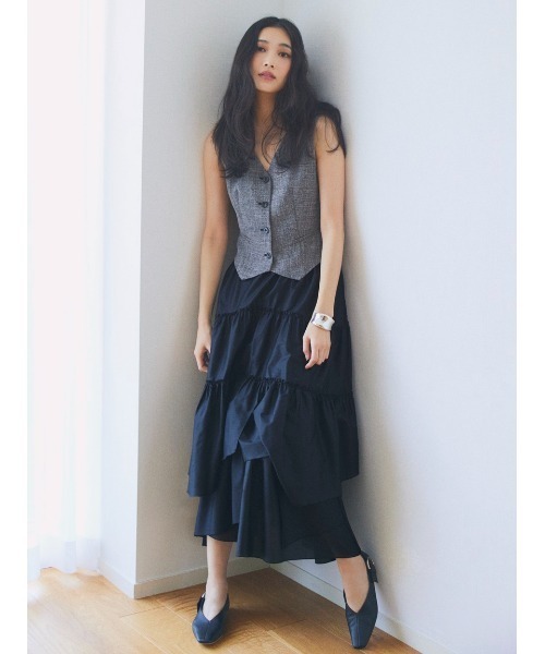 フレイアイディー　ノースリーブワンピース FRAY I.D（フレイ・アイディー） ノースリーブワンピース 1 グレー