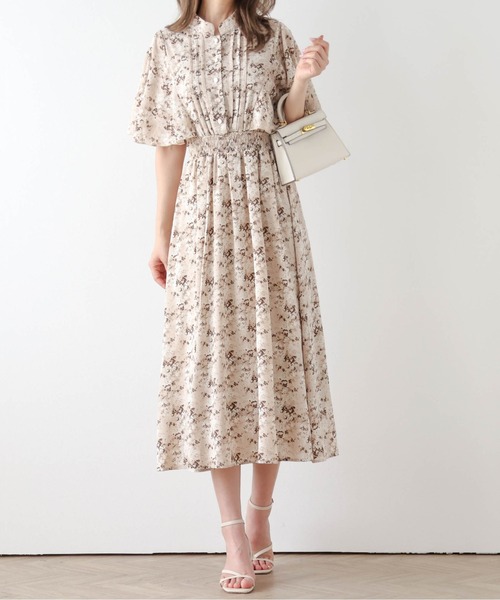 「La-gemme」 半袖ワンピース L ブルー レディース_画像4