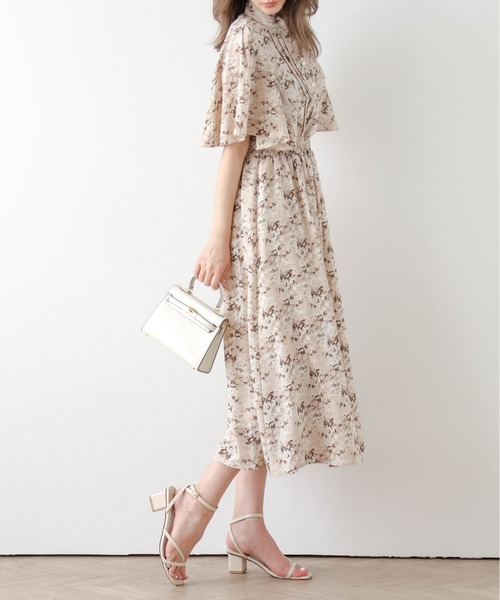 「La-gemme」 半袖ワンピース L ブルー レディース_画像7