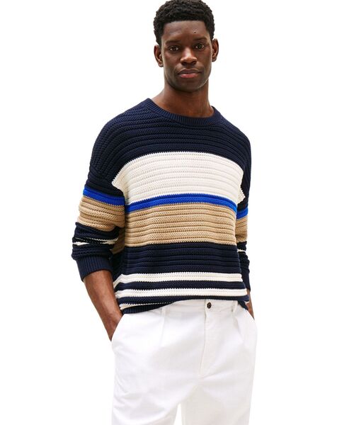 【新品未使用】  トミーカラーブロックニットセーター TOMMY HILFIGER（トミー・ヒルフィガー） セーター ニット カラー