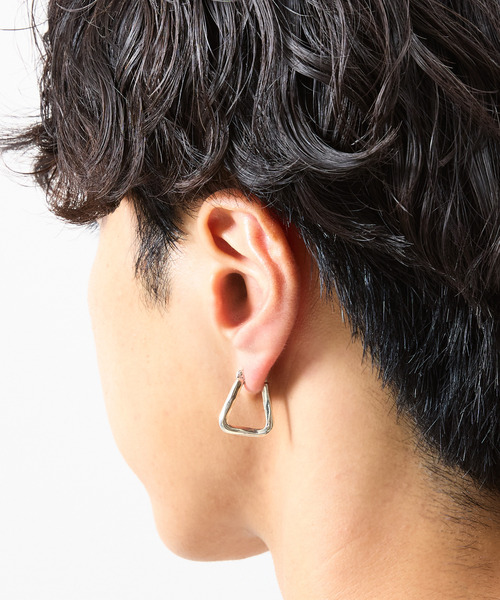 シルバー925 2way フープピアス シルバー925 2way フープピアス