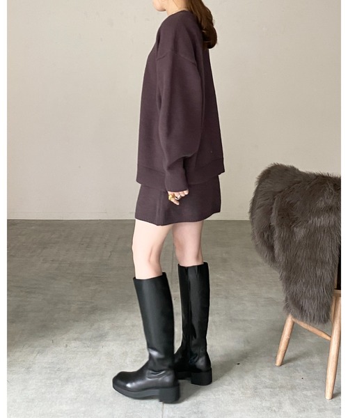 She's Closet セットアップ ボリュームスリーブ長袖オーバーサイズ