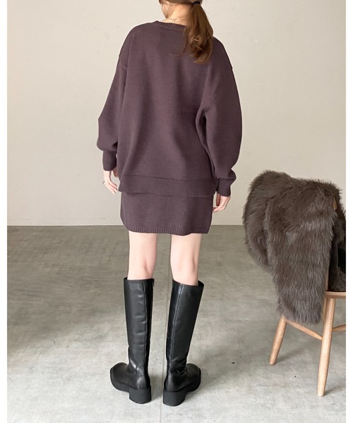 She's Closet セットアップ ボリュームスリーブ長袖オーバーサイズ
