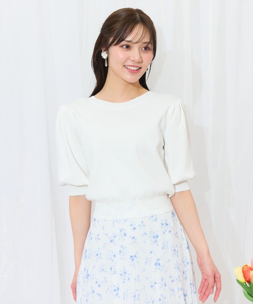 「WILLSELECTION」 半袖ニット FREE ピンク レディース_画像6