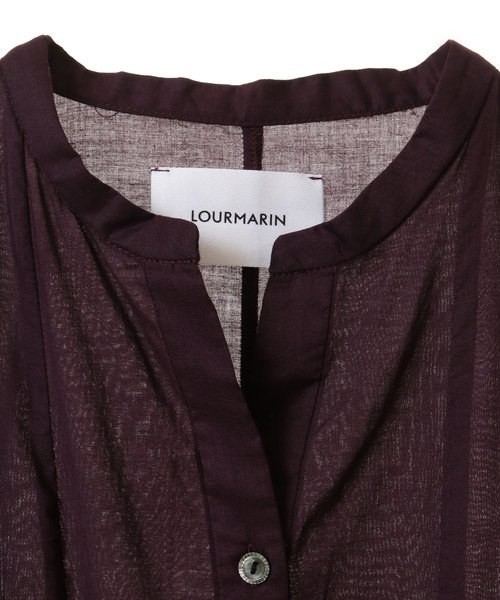 「Lourmarin」 半袖ワンピース - ブラック レディース_画像3