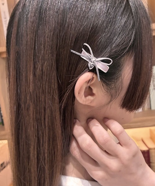 ヘアクリップ リボンモチーフヘアクリップ : ZOZOTOWN Yahoo!店 - 通販