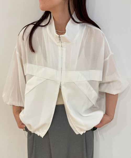 「Omekashi」 ブルゾン FREE ブラック レディース_画像3