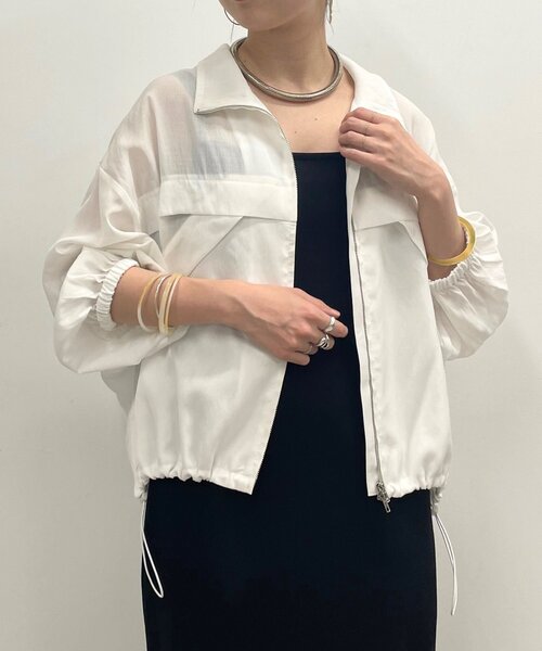 「Omekashi」 ブルゾン FREE ブラック レディース_画像8