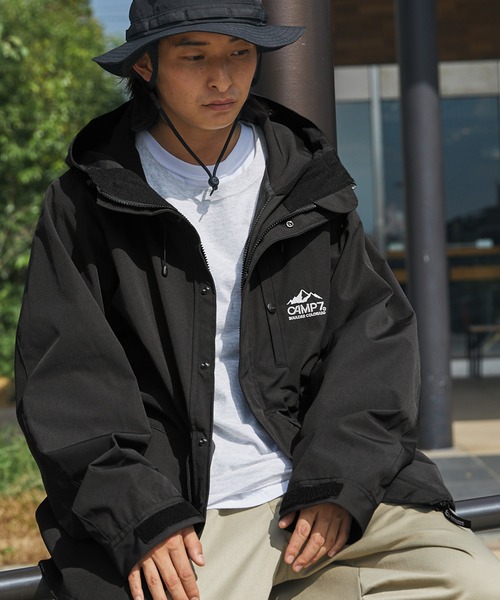 「CAMP7」 マウンテンパーカー M ブラック メンズ_画像3