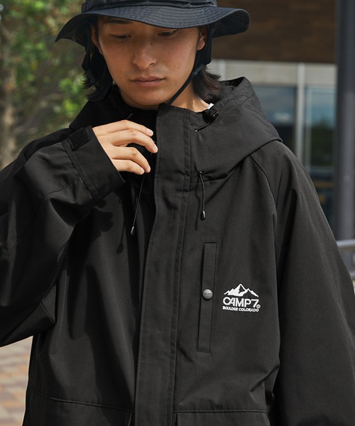 「CAMP7」 マウンテンパーカー M ブラック メンズ_画像6