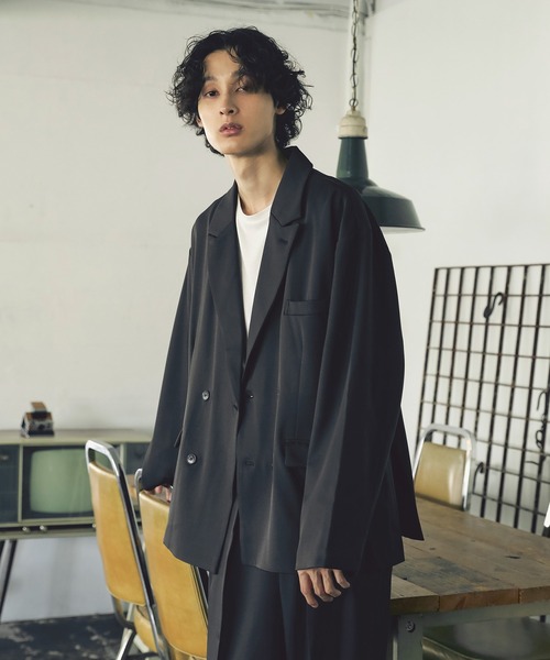 「Bleme」 テーラードジャケット M チャコール メンズ_画像7