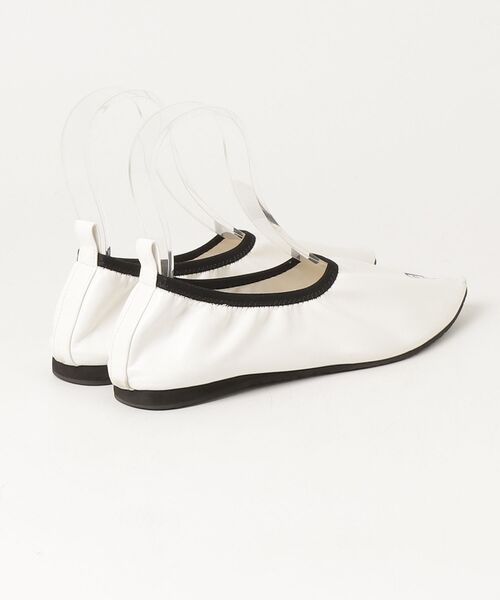 「THEATRE PRODUCTS」 フラットパンプス L ホワイト レディース_画像2