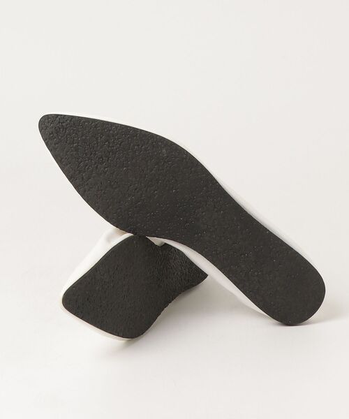 「THEATRE PRODUCTS」 フラットパンプス L ホワイト レディース_画像3