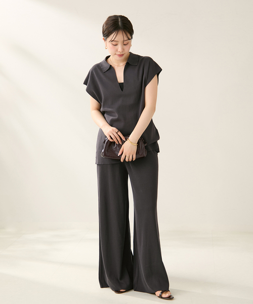 plage（プラージュ） イージーパンツ 38 グレー レディース : ZOZOTOWN