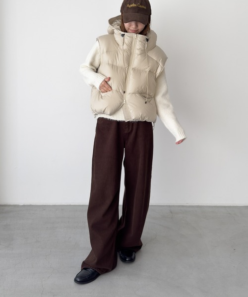 CANAL JEAN（キャナルジーン） ダウンベスト ベスト El mar パファー