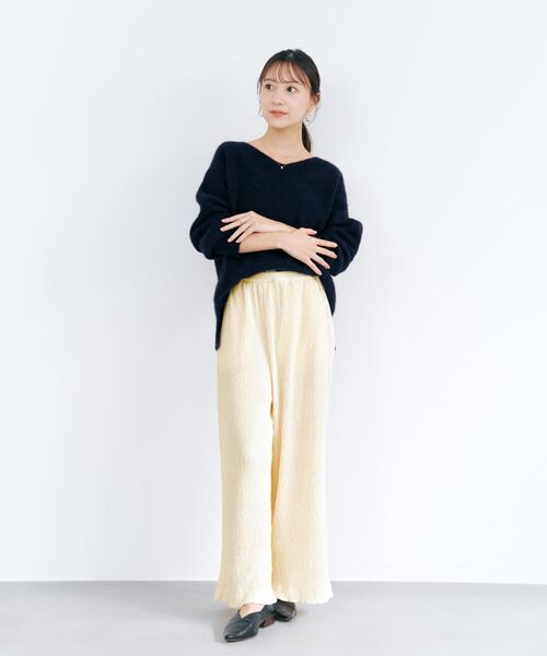 COHINA（コヒナ） パンツ 「YUNA SANTA」トウィンクルベロアパンツ