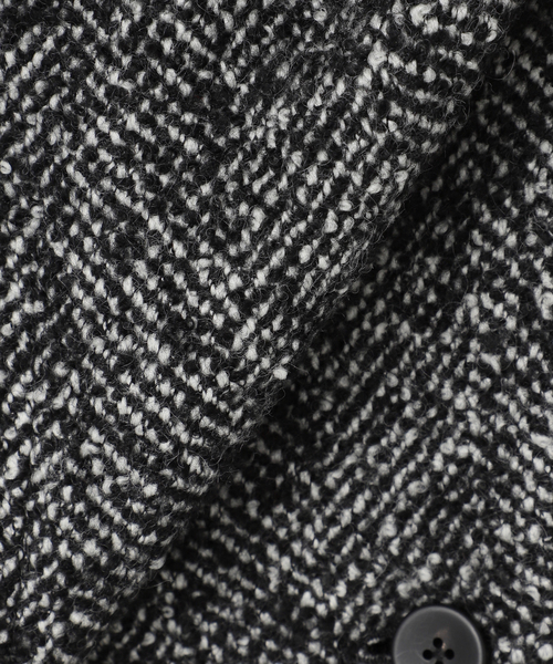 IENA（イエナ） コート アウター ヘリンボンツイードビッグカラー