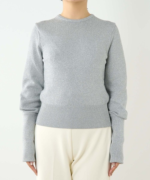 「Whim Gazette」 長袖ニット FREE ベージュ レディース_画像2