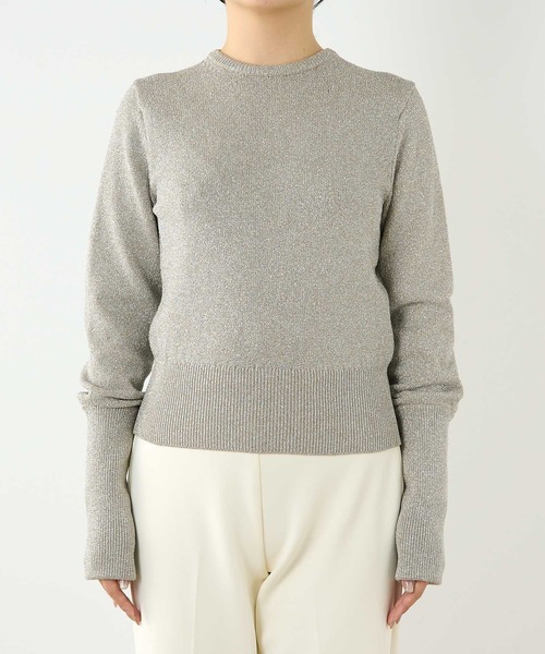 「Whim Gazette」 長袖ニット FREE ベージュ レディース_画像9