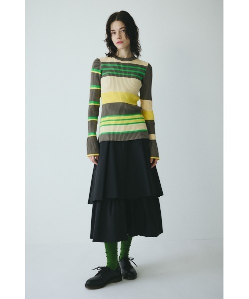 HeRIN.CYE ニット セーター Randam Border knit tops ランダムボーダー