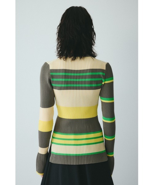 HeRIN.CYE ニット セーター Randam Border knit tops ランダムボーダー
