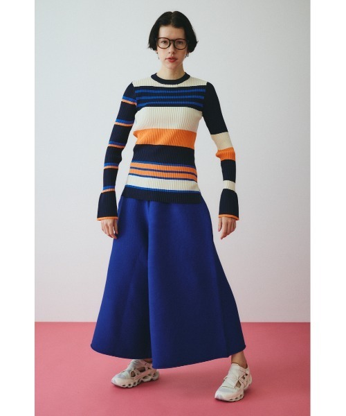 完売・美品★HeRIN.CYE/ランダムボーダーニットトップス HeRIN.CYE ニット セーター Randam Border knit tops ランダムボーダー