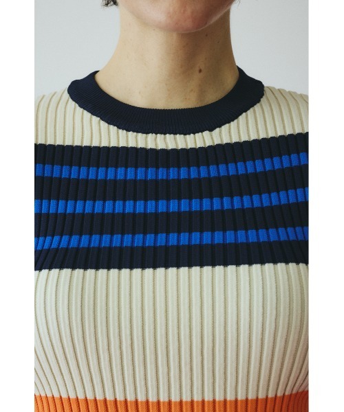 HeRIN.CYE ニット セーター Randam Border knit tops ランダムボーダー