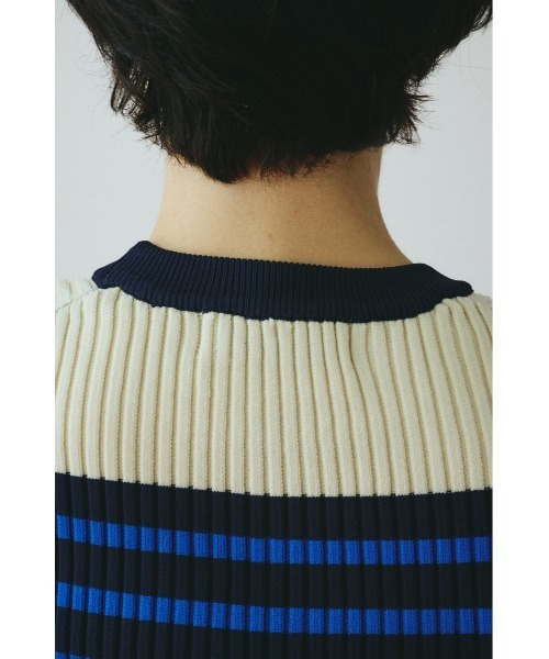 HeRIN.CYE ニット セーター Randam Border knit tops ランダムボーダー