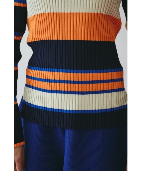 HeRIN.CYE ニット セーター Randam Border knit tops ランダムボーダー