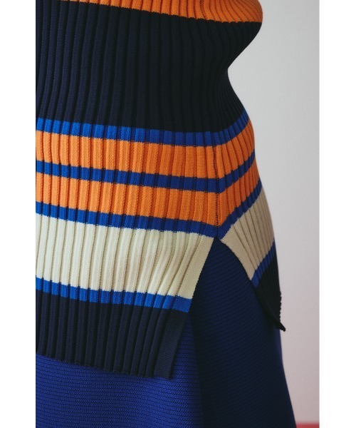 HeRIN.CYE ニット セーター Randam Border knit tops ランダムボーダー