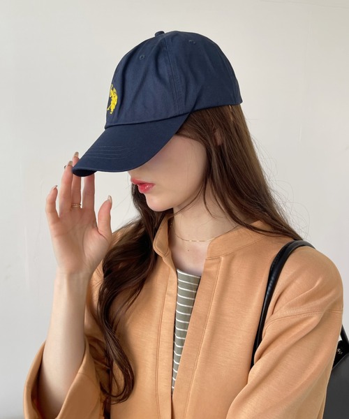 「U.S. POLO ASSN.」 キャップ FREE ベージュ レディース_画像2