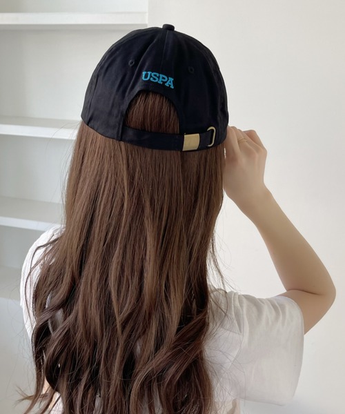 「U.S. POLO ASSN.」 キャップ FREE ベージュ レディース_画像8