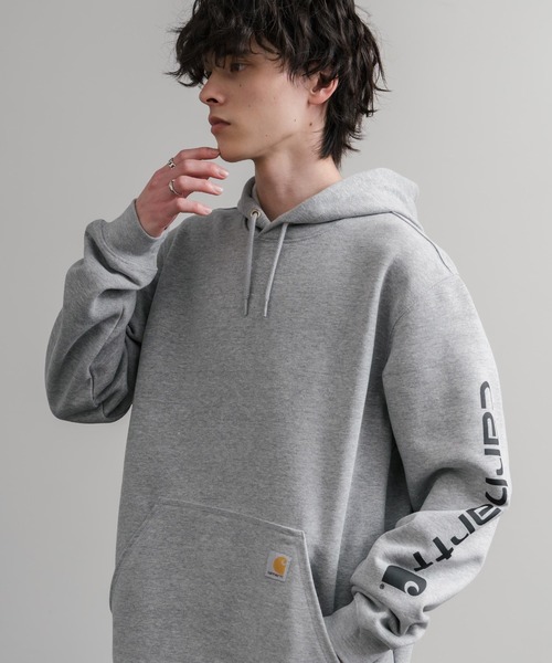 carhartt グレー パーカー Mサイズ Carhartt（カーハート） パーカー メンズ レディース : ZOZOTOWN Yahoo