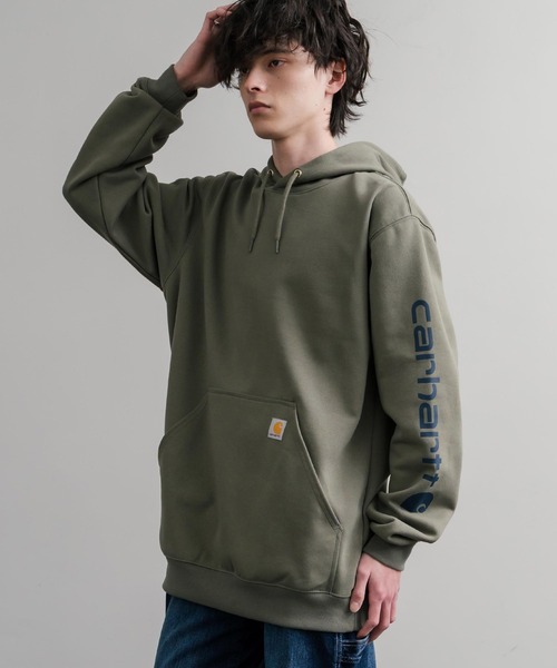 【美品】Carhartt カーハート パーカー スウェット オリーブ Mサイズ Carhartt（カーハート） パーカー メンズ レディース : ZOZOTOWN Yahoo