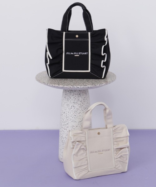 ジル バイ ジルスチュアート JILL by JILLSTUART バッグ トートバッグ フリルトート大 ホワイト ブランド 正規品 新品 ギフト プレゼント 人気 おすすめ 誕生日 記念日 クリスマス 送料無料 ラッピング無料 JILL by JILL STUART（ジルバイジルスチュアート） トートバッグ