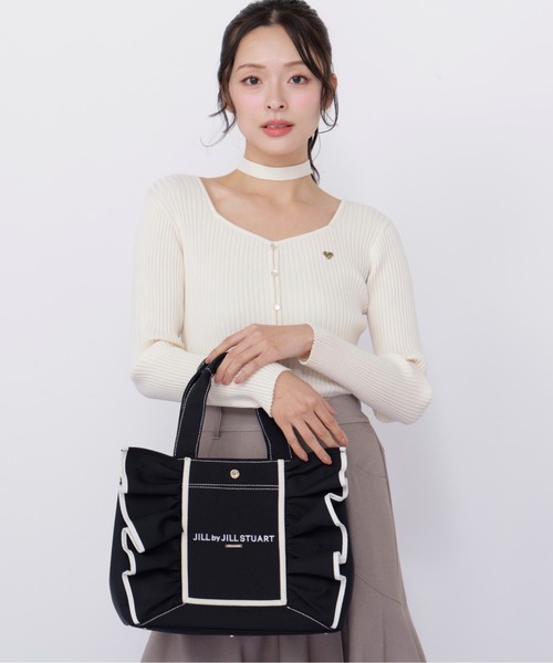 新品未使用】JILL by JILL STUART フリルトートバッグ 大 JILL by JILL STUART（ジルバイジルスチュアート） トートバッグ
