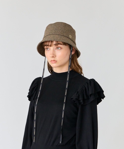 「Chapeau d' O」 ハット M/57.5cm レッド レディース_画像6