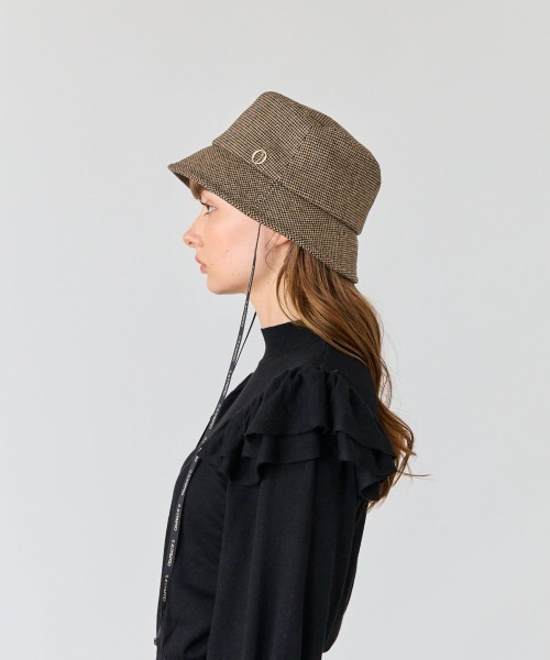 「Chapeau d' O」 ハット M/57.5cm レッド レディース_画像9